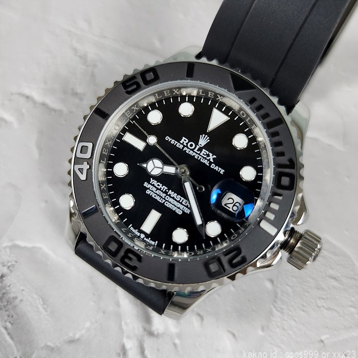 로렉스 오이스터 퍼페츄얼 요트마스터 실버 시계 레플리카 미러급 SA급 S급 고퀄리티 롤렉스 워치 12