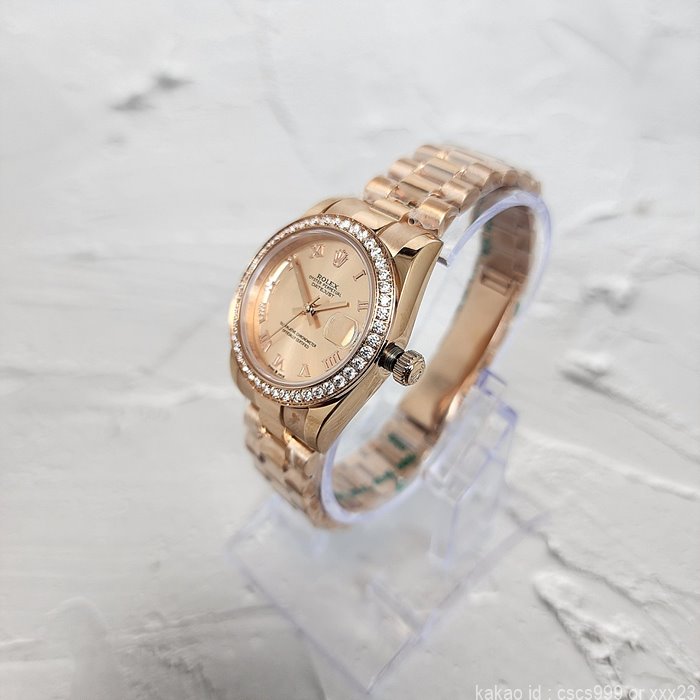 로렉스 데이저스트 에버로즈 로마 에버로즈골드 다이아 31mm 시계 레플리카 미러급 SA급 S급 고퀄리티 롤렉스 워치 [여성] 5
