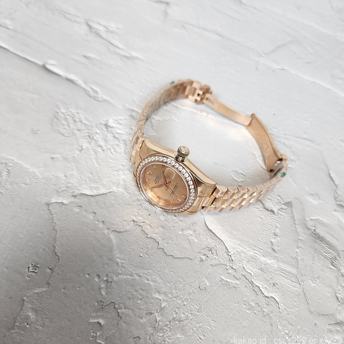 로렉스 데이저스트 에버로즈 로마 에버로즈골드 다이아 31mm 시계 레플리카 미러급 SA급 S급 고퀄리티 롤렉스 워치 [여성] 8