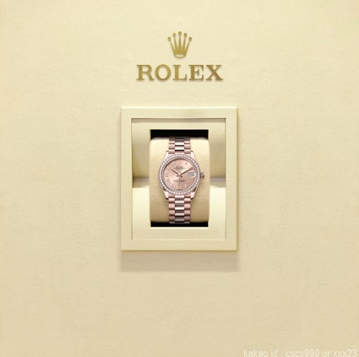 로렉스 데이저스트 에버로즈 로마 에버로즈골드 다이아 31mm 시계 레플리카 미러급 SA급 S급 고퀄리티 롤렉스 워치 [여성] 10