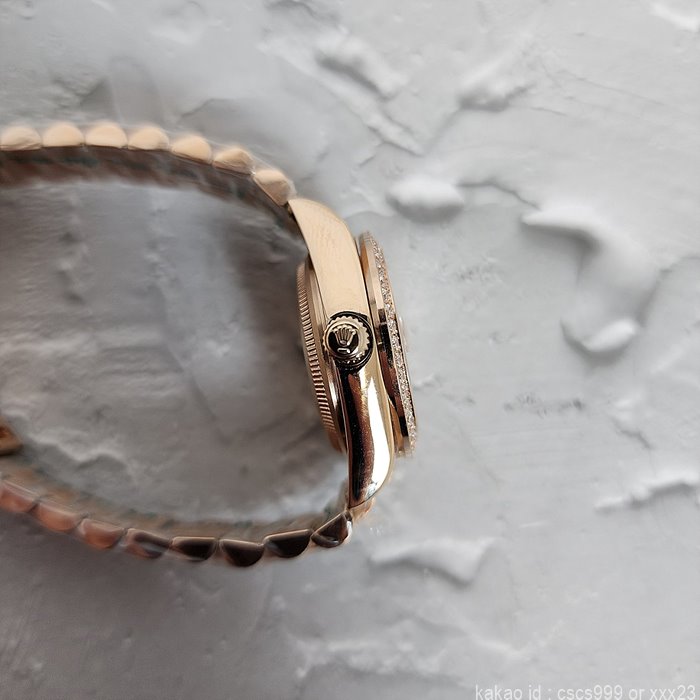 로렉스 데이저스트 에버로즈 로마 에버로즈골드 다이아 31mm 시계 레플리카 미러급 SA급 S급 고퀄리티 롤렉스 워치 [여성] 11