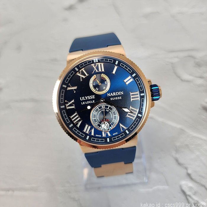 율리스나르덴 마린 로즈골드 로마 블루다이얼 시계 레플리카 미러급 SA급 S급 고퀄리티 워치 3