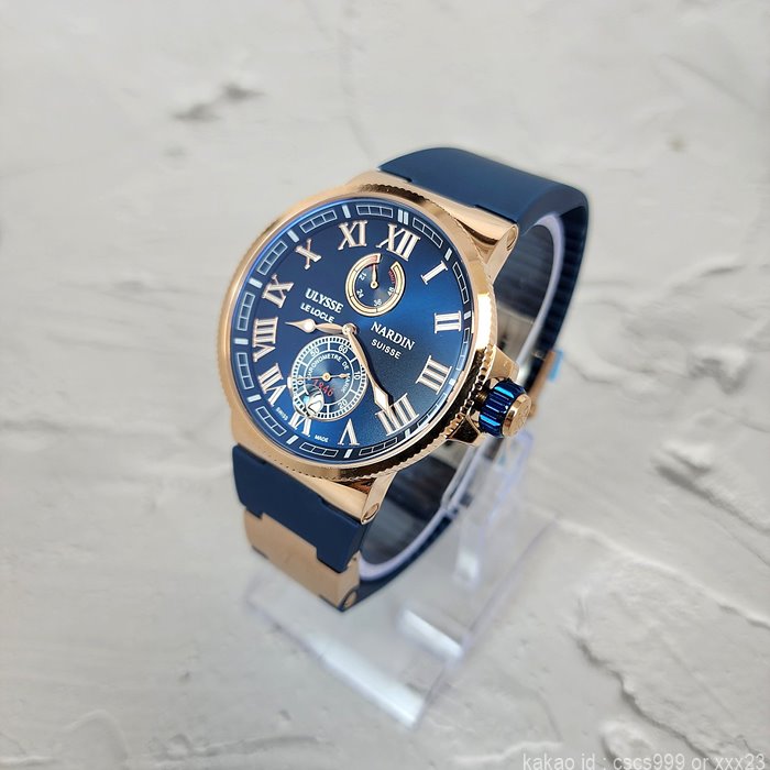 율리스나르덴 마린 로즈골드 로마 블루다이얼 시계 레플리카 미러급 SA급 S급 고퀄리티 워치 6