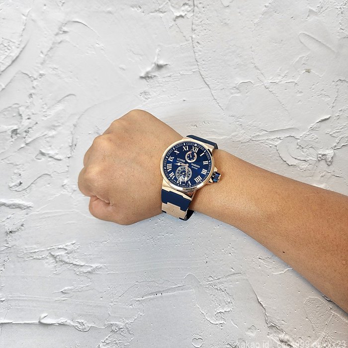 율리스나르덴 마린 로즈골드 로마 블루다이얼 시계 레플리카 미러급 SA급 S급 고퀄리티 워치 18