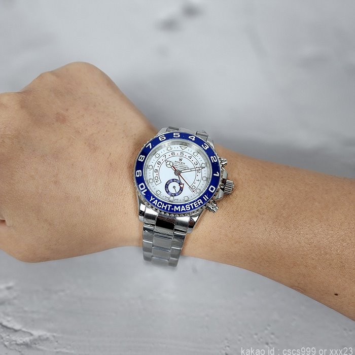 로렉스 요트마스터 2 실버 시계 레플리카 미러급 SA급 S급 고퀄리티 롤렉스 워치 22