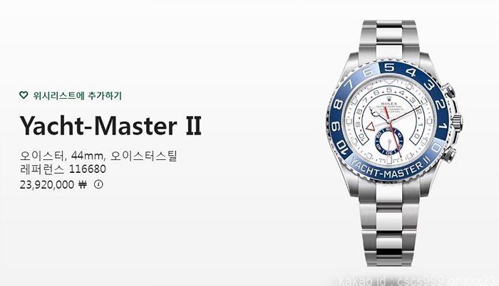 로렉스 요트마스터 2 실버 시계 레플리카 미러급 SA급 S급 고퀄리티 롤렉스 워치 25