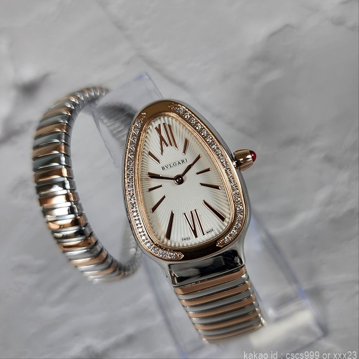 불가리 세르펜티 투보가스 워치 로즈골드 콤비 다이아 시계 레플리카 미러급 SA급 S급 고퀄리티 워치 [여성] 6
