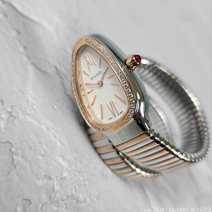 불가리 세르펜티 투보가스 워치 로즈골드 콤비 다이아 시계 레플리카 미러급 SA급 S급 고퀄리티 워치 [여성] 7