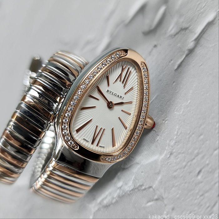 불가리 세르펜티 투보가스 워치 로즈골드 콤비 다이아 시계 레플리카 미러급 SA급 S급 고퀄리티 워치 [여성] 8