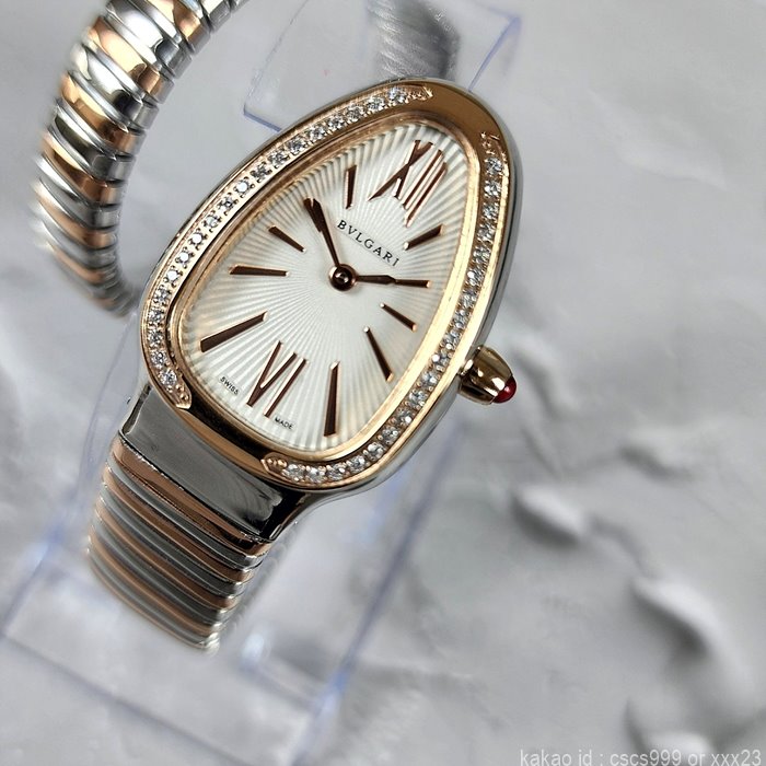 불가리 세르펜티 투보가스 워치 로즈골드 콤비 다이아 시계 레플리카 미러급 SA급 S급 고퀄리티 워치 [여성] 10