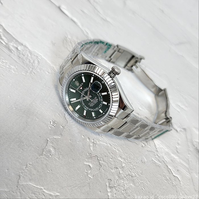 로렉스 스카이드웰러 그린다이얼 시계 레플리카 미러급 SA급 S급 고퀄리티 롤렉스 워치 12