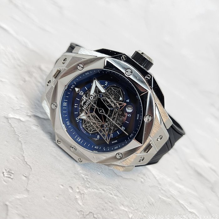 위블로 상블루2 킹골드 티타늄 블루 리미티드 에디션 시계 레플리카 미러급 SA급 S급 고퀄리티 워치 8