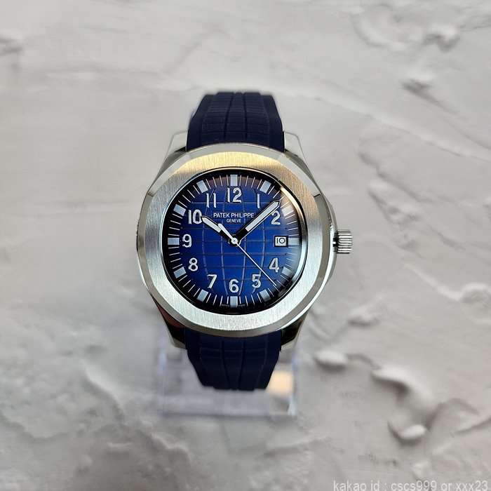 파텍필립 아쿠아넛 블루다이얼 5168G 시계 레플리카 미러급 SA급 S급 고퀄리티 워치 6