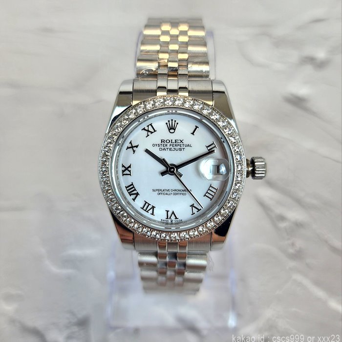 로렉스 데이저스트 화이트로마 다이아 31mm 시계 레플리카 미러급 SA급 S급 고퀄리티 롤렉스 워치 [여성] 4