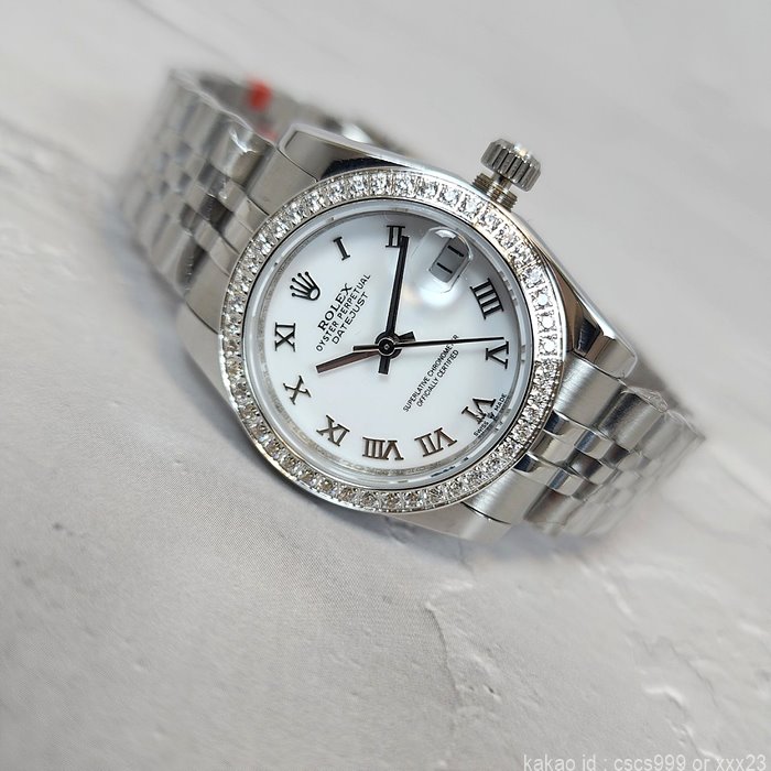 로렉스 데이저스트 화이트로마 다이아 31mm 시계 레플리카 미러급 SA급 S급 고퀄리티 롤렉스 워치 [여성] 7