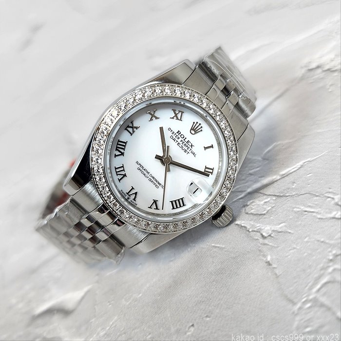 로렉스 데이저스트 화이트로마 다이아 31mm 시계 레플리카 미러급 SA급 S급 고퀄리티 롤렉스 워치 [여성] 9
