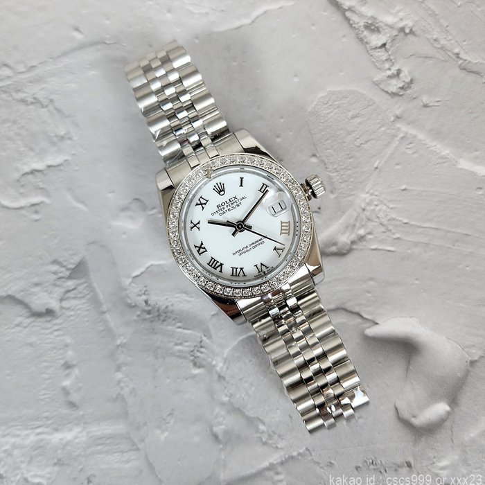 로렉스 데이저스트 화이트로마 다이아 31mm 시계 레플리카 미러급 SA급 S급 고퀄리티 롤렉스 워치 [여성] 11