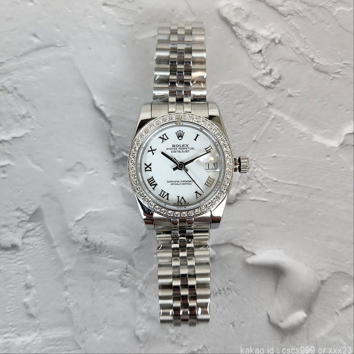 로렉스 데이저스트 화이트로마 다이아 31mm 시계 레플리카 미러급 SA급 S급 고퀄리티 롤렉스 워치 [여성] 12