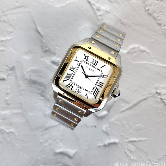 까르띠에 산토스 콤비 시계 레플리카 미러급 SA급 S급 고퀄리티 워치 - best 10