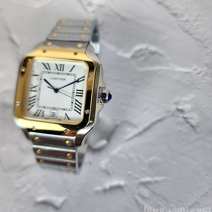 까르띠에 산토스 콤비 시계 레플리카 미러급 SA급 S급 고퀄리티 워치 - best 15
