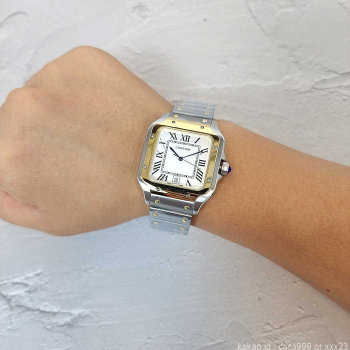 까르띠에 산토스 콤비 시계 레플리카 미러급 SA급 S급 고퀄리티 워치 - best 16