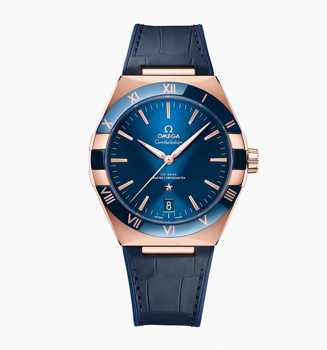 오메가 컨스틸레이션 코액시얼 마스터 블루다이얼 로즈골드 시계 레플리카 미러급 SA급 S급 고퀄리티 워치