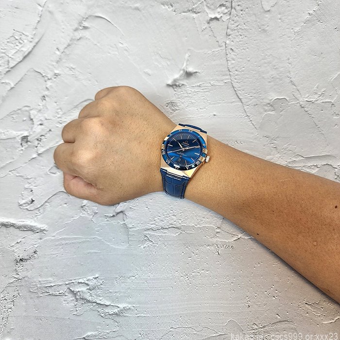 오메가 컨스틸레이션 코액시얼 마스터 블루다이얼 로즈골드 시계 레플리카 미러급 SA급 S급 고퀄리티 워치 21