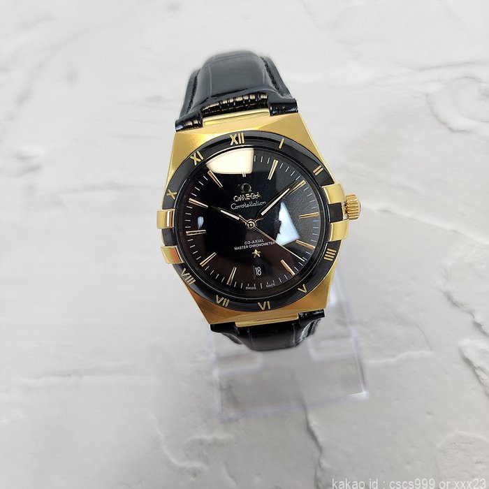 오메가 컨스틸레이션 코액시얼 마스터 블랙다이얼 골드 시계 레플리카 미러급 SA급 S급 고퀄리티 워치 4