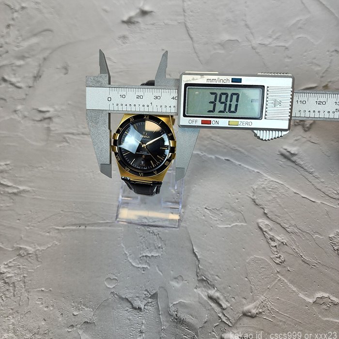 오메가 컨스틸레이션 코액시얼 마스터 블랙다이얼 골드 시계 레플리카 미러급 SA급 S급 고퀄리티 워치 10
