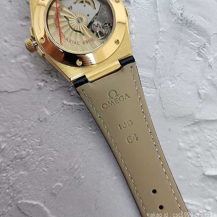 오메가 컨스틸레이션 코액시얼 마스터 블랙다이얼 골드 시계 레플리카 미러급 SA급 S급 고퀄리티 워치 18