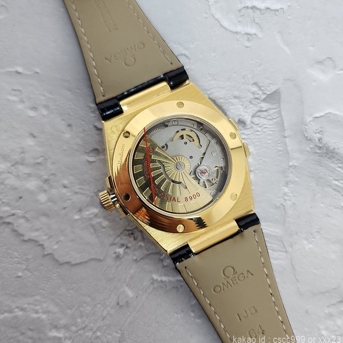 오메가 컨스틸레이션 코액시얼 마스터 블랙다이얼 골드 시계 레플리카 미러급 SA급 S급 고퀄리티 워치 19
