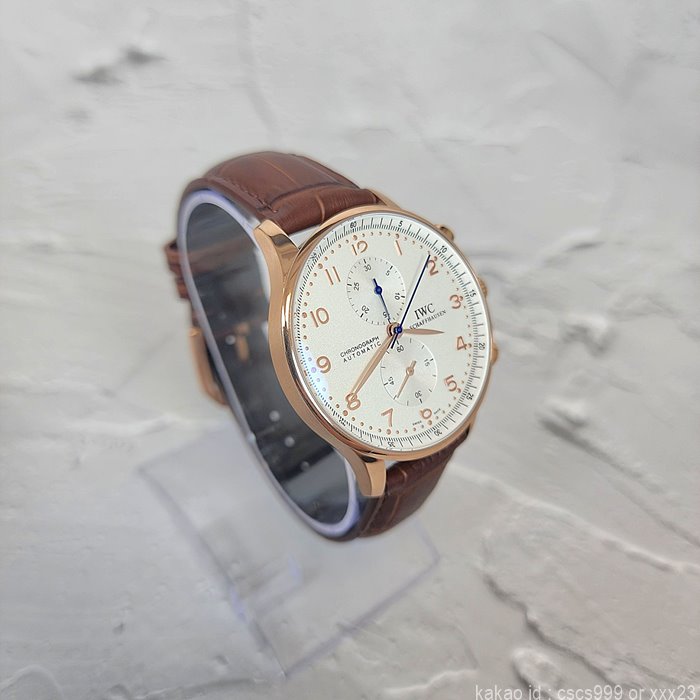 IWC 샤프하우젠 포르투기저 화이트다이얼 골드침 시계 레플리카 미러급 SA급 S급 고퀄리티 워치 4
