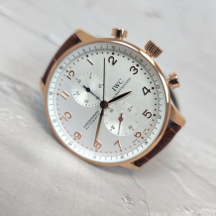 IWC 샤프하우젠 포르투기저 화이트다이얼 골드침 시계 레플리카 미러급 SA급 S급 고퀄리티 워치 6