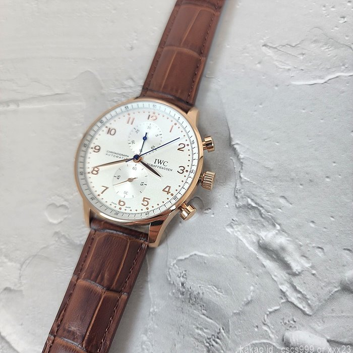 IWC 샤프하우젠 포르투기저 화이트다이얼 골드침 시계 레플리카 미러급 SA급 S급 고퀄리티 워치 16