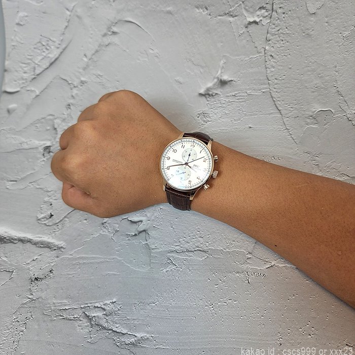 IWC 샤프하우젠 포르투기저 화이트다이얼 골드침 시계 레플리카 미러급 SA급 S급 고퀄리티 워치 18