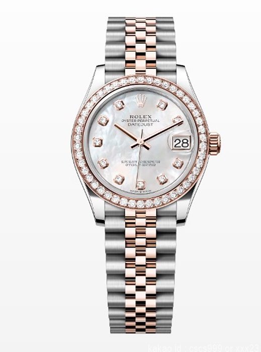 로렉스 데이저스트 화이트자개 다이아 31mm 시계 레플리카 미러급 SA급 S급 고퀄리티 롤렉스 워치 [여성]