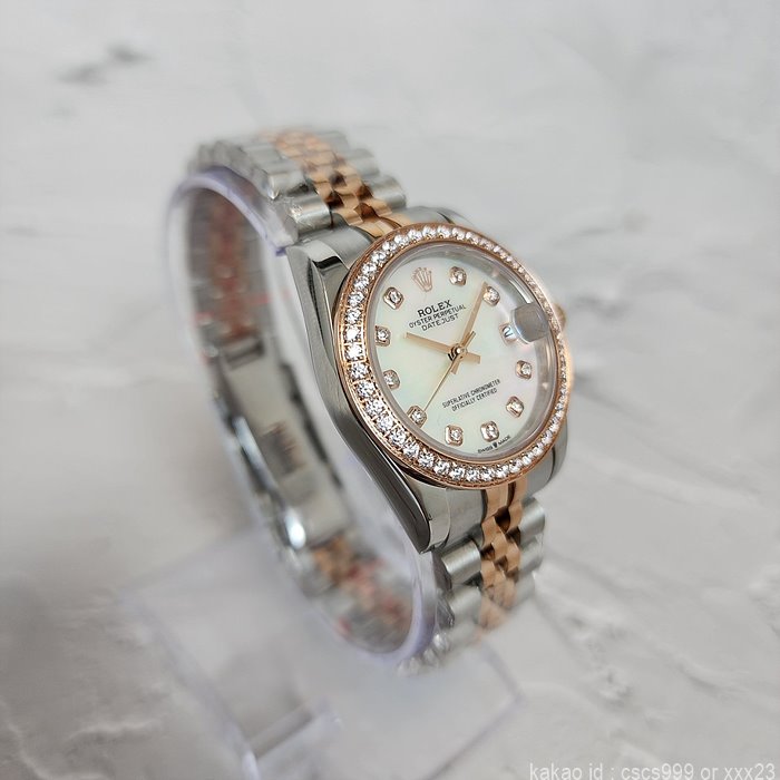 로렉스 데이저스트 화이트자개 다이아 31mm 시계 레플리카 미러급 SA급 S급 고퀄리티 롤렉스 워치 [여성] 6