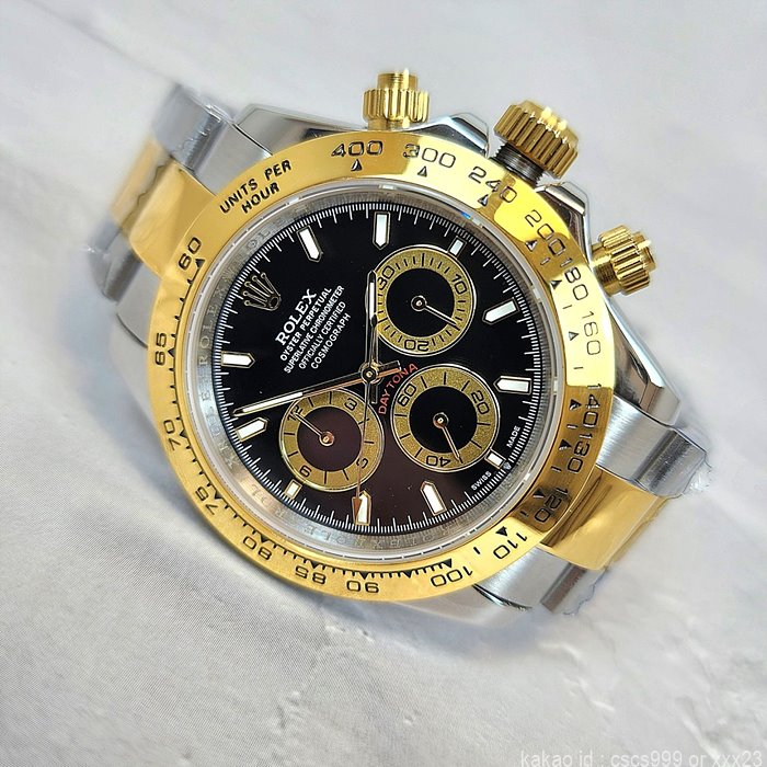 로렉스 데이토나 블랙콤비 시계 레플리카 미러급 SA급 S급 고퀄리티 롤렉스 워치 12