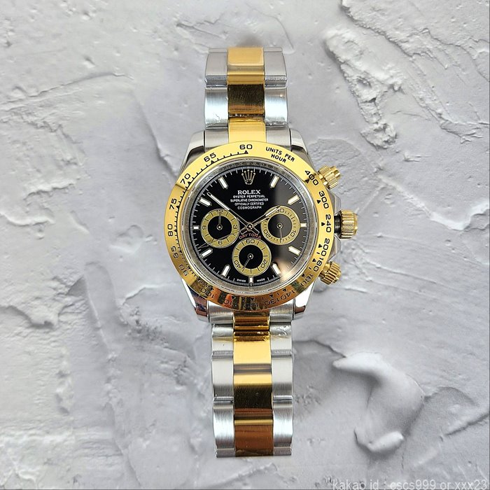 로렉스 데이토나 블랙콤비 시계 레플리카 미러급 SA급 S급 고퀄리티 롤렉스 워치 14