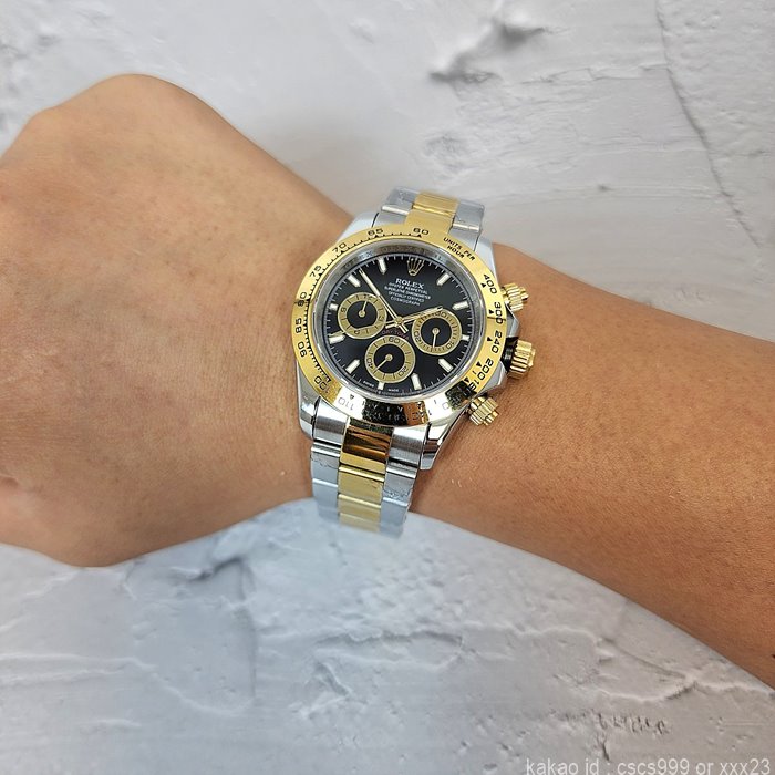 로렉스 데이토나 블랙콤비 시계 레플리카 미러급 SA급 S급 고퀄리티 롤렉스 워치 20