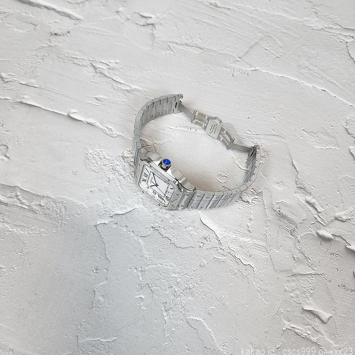 까르띠에 산토스 화이트다이얼 시계 레플리카 미러급 SA급 S급 고퀄리티 워치 8