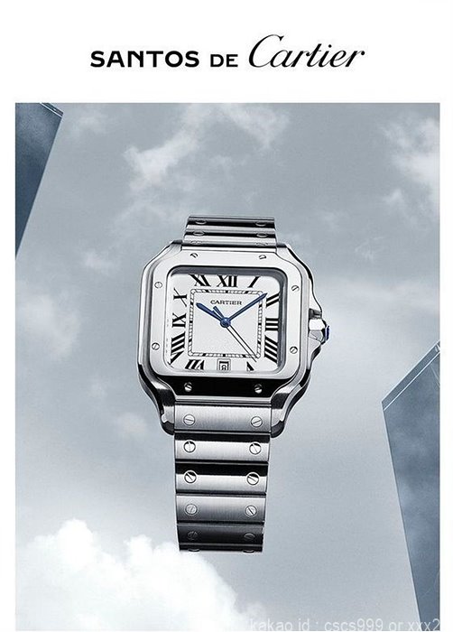 까르띠에 산토스 화이트다이얼 시계 레플리카 미러급 SA급 S급 고퀄리티 워치 13