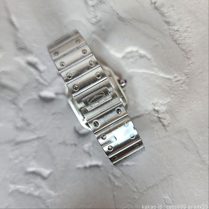 까르띠에 산토스 화이트다이얼 시계 레플리카 미러급 SA급 S급 고퀄리티 워치 16