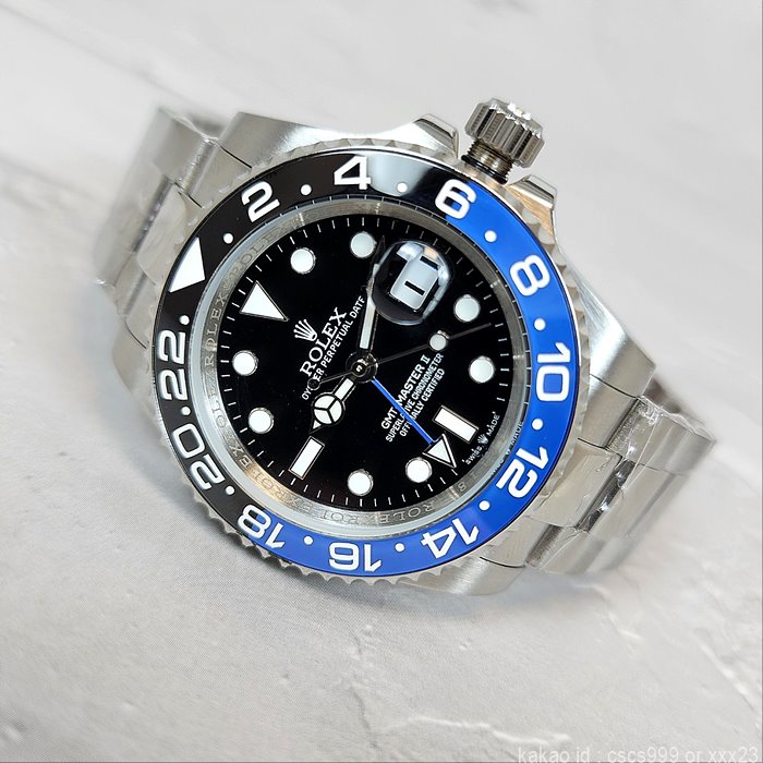 로렉스-gmt-마스터-2-블랙블루-배트맨-시계-레플리카-미러급-명품 레플리카 미러 SA급 로렉스 GMT-마스터 2 블랙&블루 배트맨 시계 레플리카 미러급 SA급 S급 고퀄리티 롤렉스 워치 11