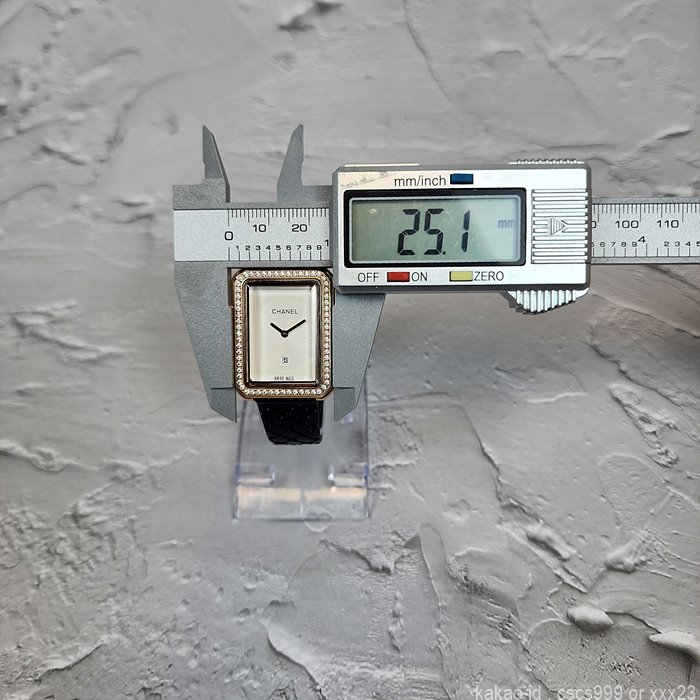 샤넬 보이프렌드 화이트다이얼 골드 다이아 시계 레플리카 미러급 SA급 S급 고퀄리티 워치 [여성] 6