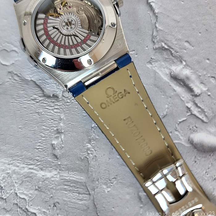 오메가 컨스틸레이션 코액시얼 마스터 블루다이얼 시계 레플리카 미러급 SA급 S급 고퀄리티 워치 최상급 하이엔드 - best 18