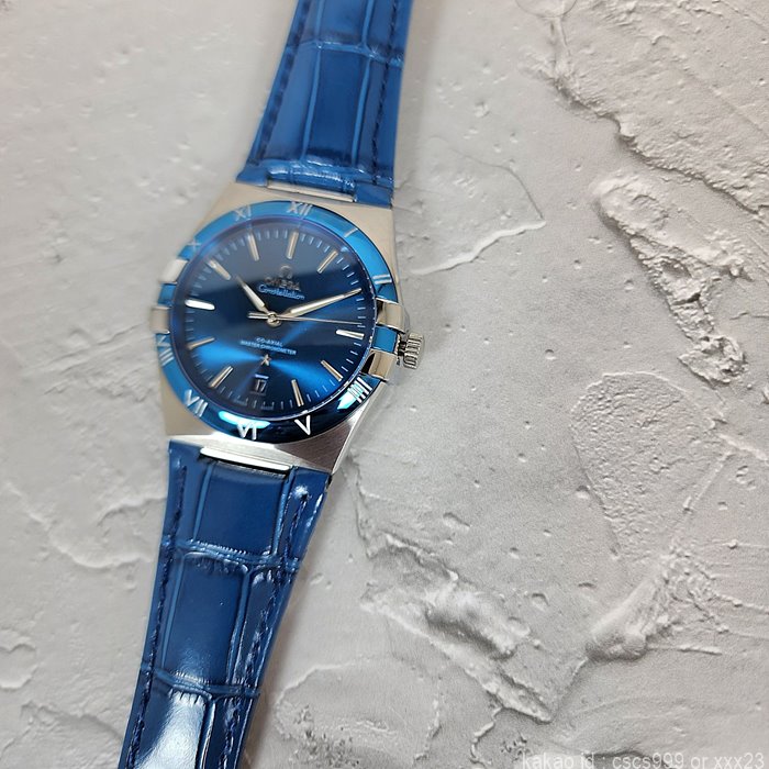 오메가 컨스틸레이션 코액시얼 마스터 블루다이얼 시계 레플리카 미러급 SA급 S급 고퀄리티 워치 최상급 하이엔드 - best 23
