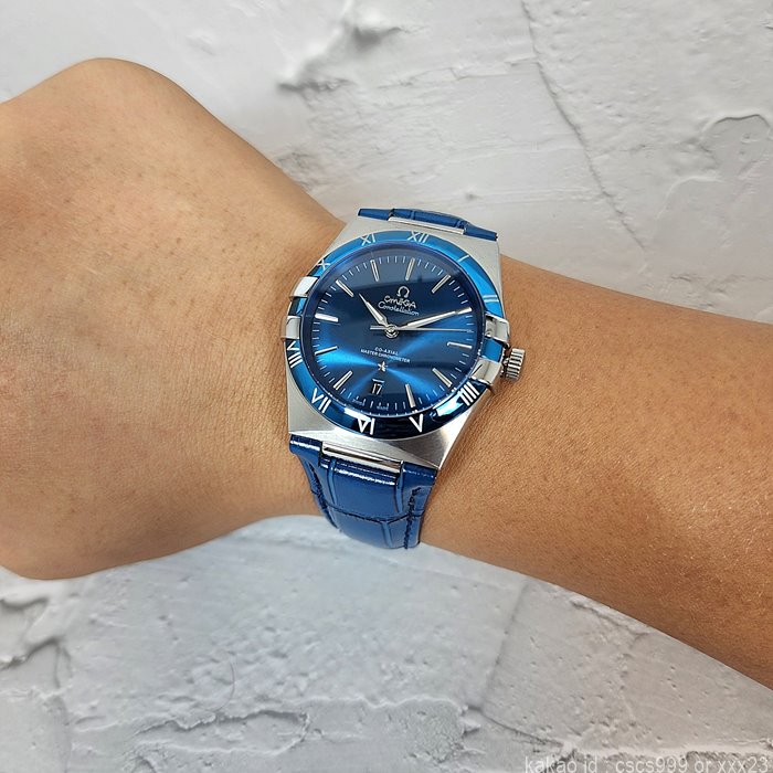 오메가 컨스틸레이션 코액시얼 마스터 블루다이얼 시계 레플리카 미러급 SA급 S급 고퀄리티 워치 최상급 하이엔드 - best 24
