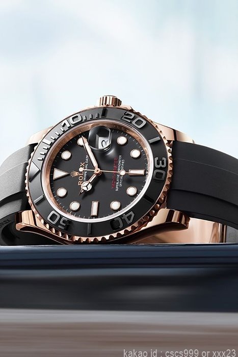 로렉스 오이스터 퍼페츄얼 요트마스터 에버로즈골드 러버밴드 시계 레플리카 미러급 SA급 S급 고퀄리티 롤렉스 워치 6