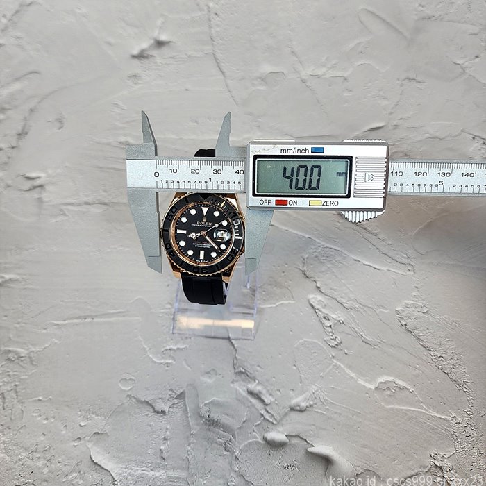 로렉스 오이스터 퍼페츄얼 요트마스터 에버로즈골드 러버밴드 시계 레플리카 미러급 SA급 S급 고퀄리티 롤렉스 워치 8